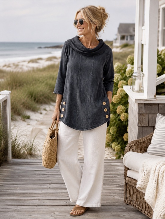 Sea Breeze Tops - Sea Breeze of California Tunic Top